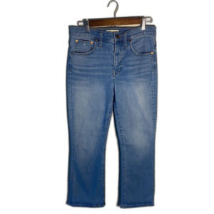 Madewell Cali-Demi-Boot Blue Light Wash Size 28 Women High Rise